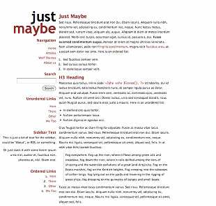 Just Maybe